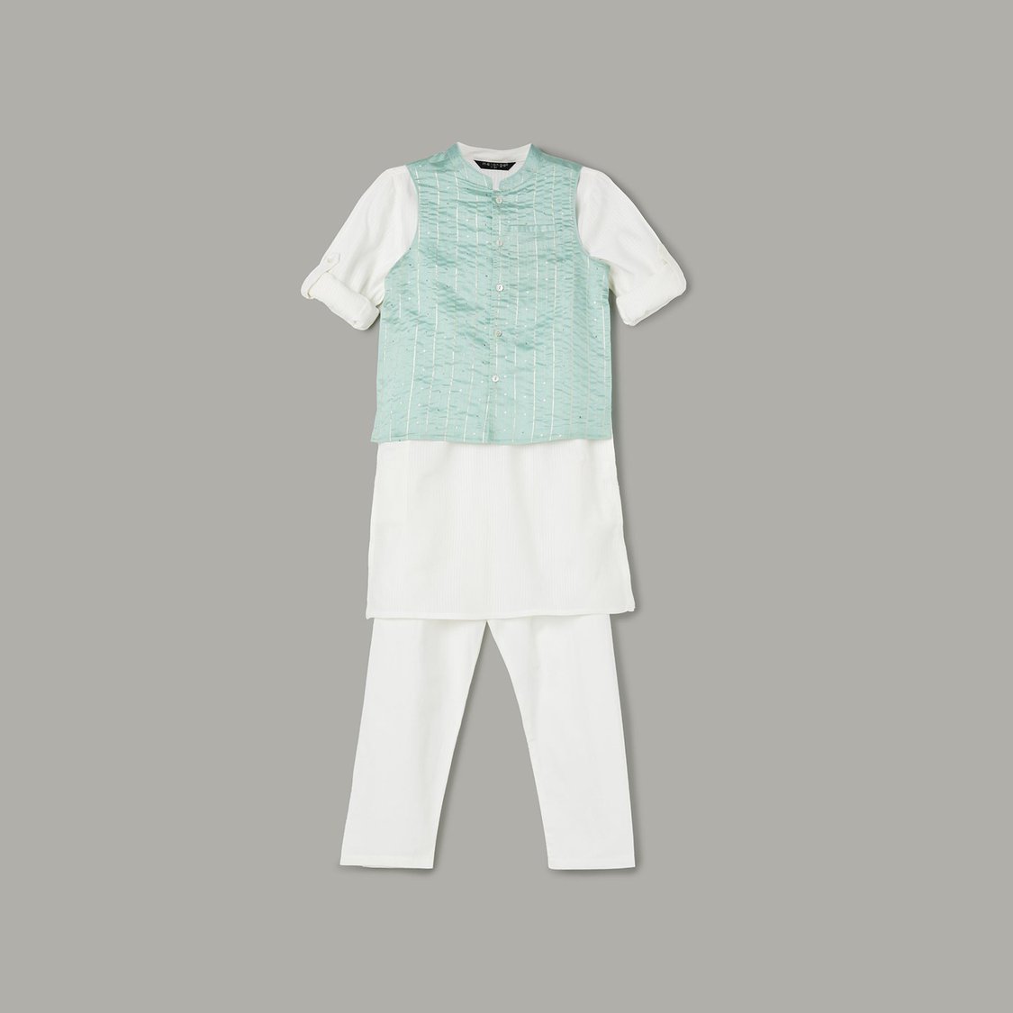 MELANGE Boys Embellished Kurta Set