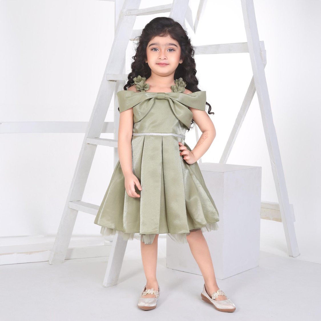 Buy PEPPERMINT Girls Solid Fit and Flare Dress from Peppermint at just ...