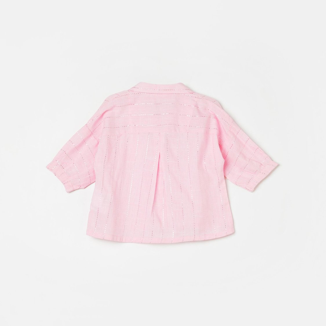 PEPPERMINT Girls Woven Striped Co-Ord Set