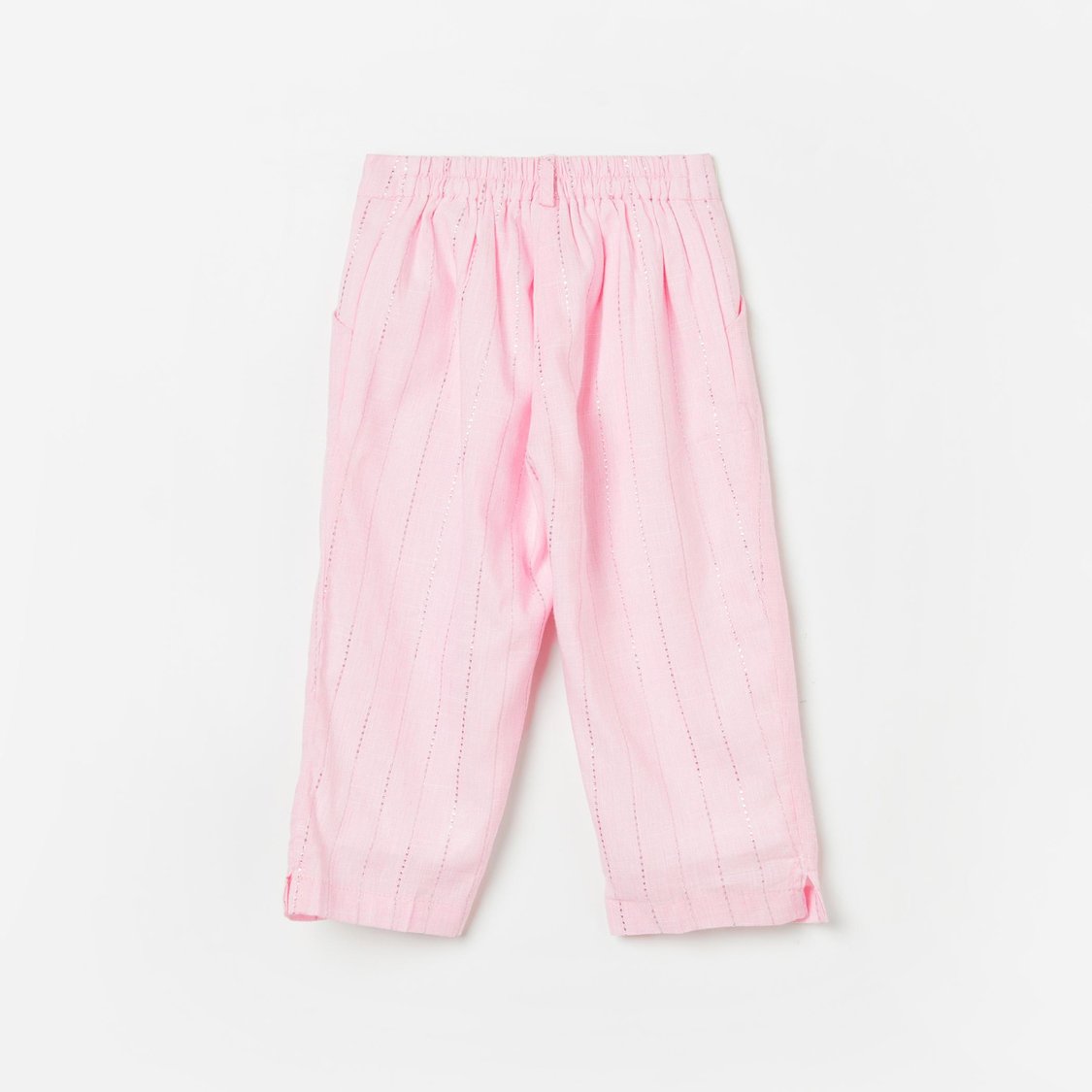 PEPPERMINT Girls Woven Striped Co-Ord Set