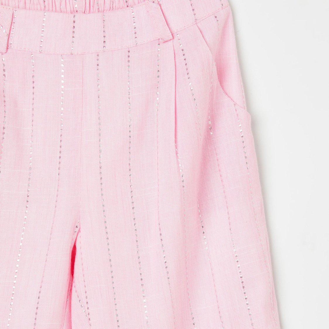 PEPPERMINT Girls Woven Striped Co-Ord Set