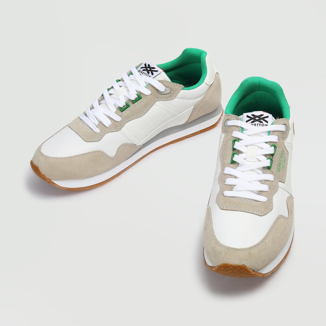 Buy UNITED COLORS OF BENETTON Men Colourblocked Lace Up Sneakers from United Colors of Benetton at just INR 6499.0