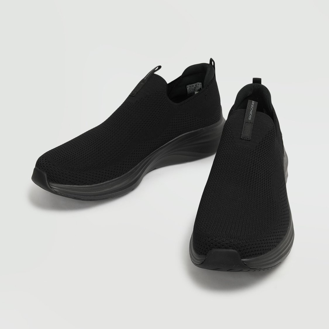 Black slip on memory foam shoes online