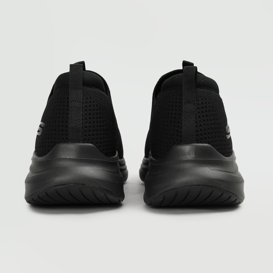 Black slip on sports shoes online