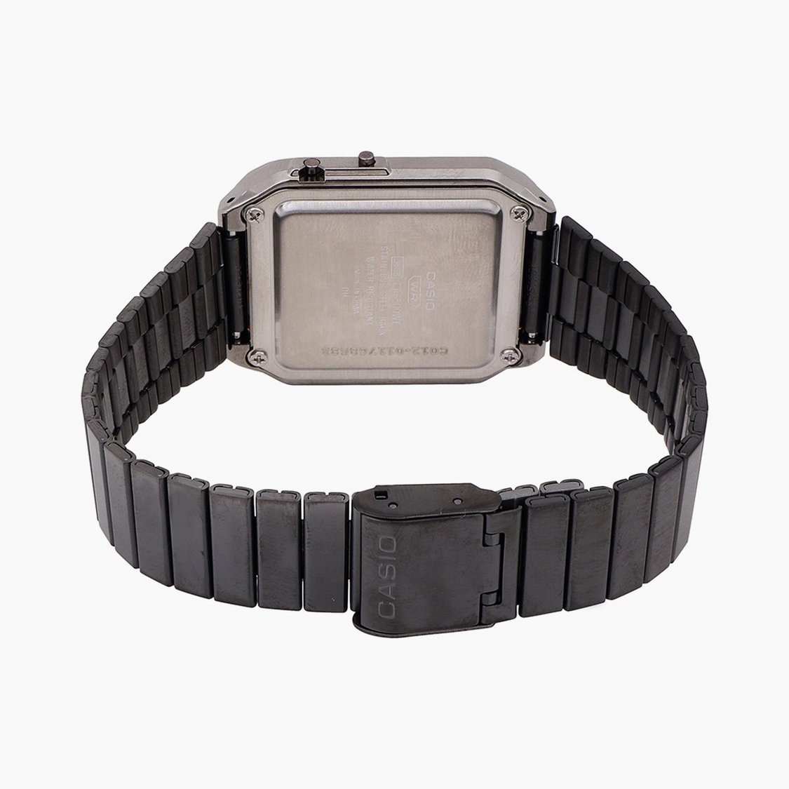 Buy CASIO Vintage Unisex Digital Calculator Watch with Metal Strap