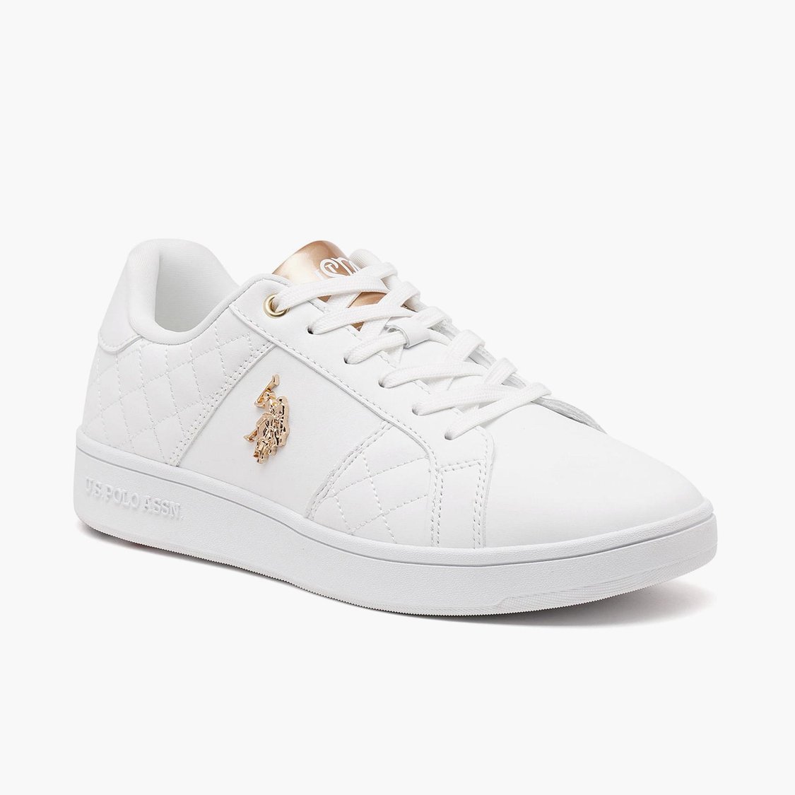 U.S. POLO ASSN. Women Quilted Logo Simone 2.0 Sneakers