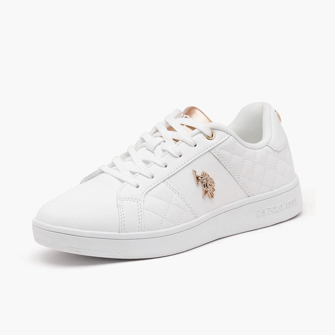 U.S. POLO ASSN. Women Quilted Logo Simone 2.0 Sneakers