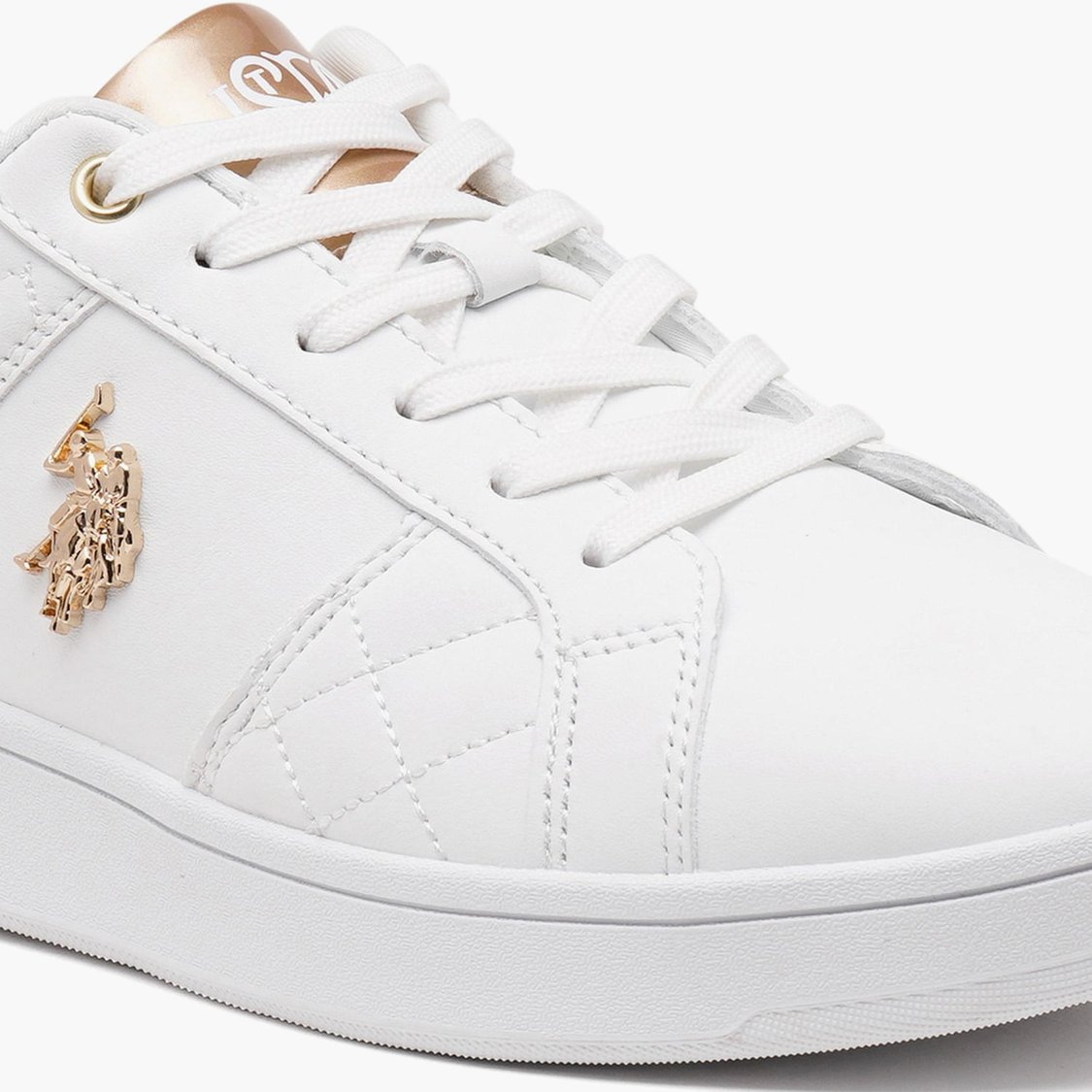 U.S. POLO ASSN. Women Quilted Logo Simone 2.0 Sneakers