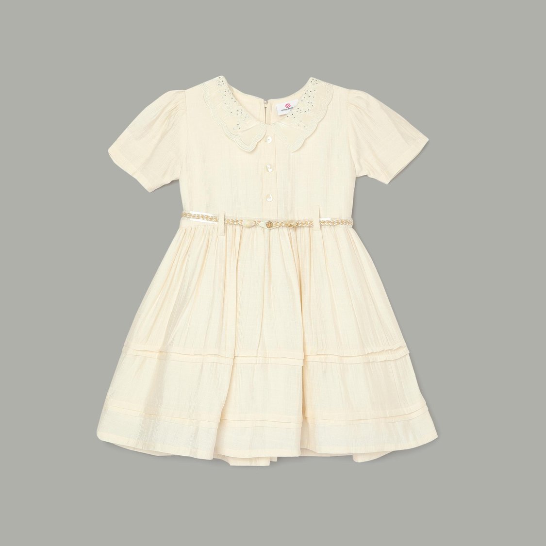 PEPPERMINT Girls Solid Dress