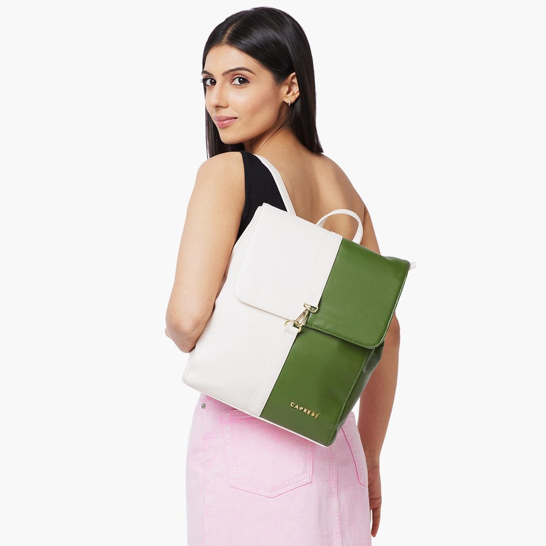 CAPRESE Women Colourblocked Backpack