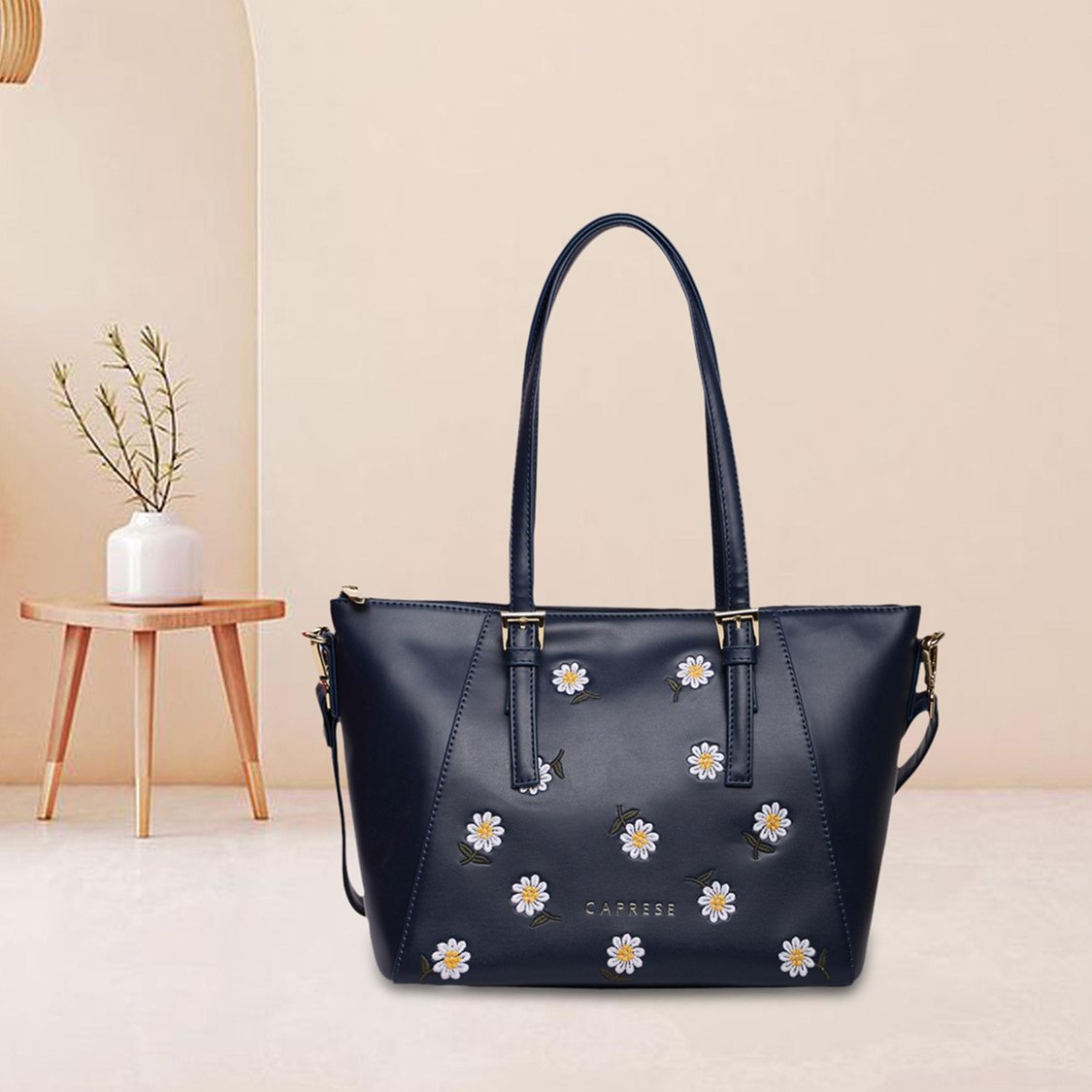 CAPRESE Women Floral Appliqued Shoulder Bag