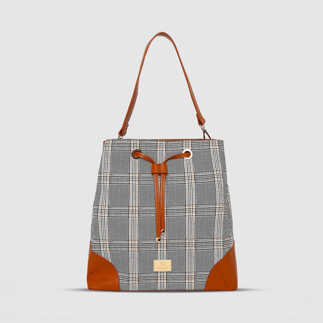CAPRESE Women Checked Shoulder Bag