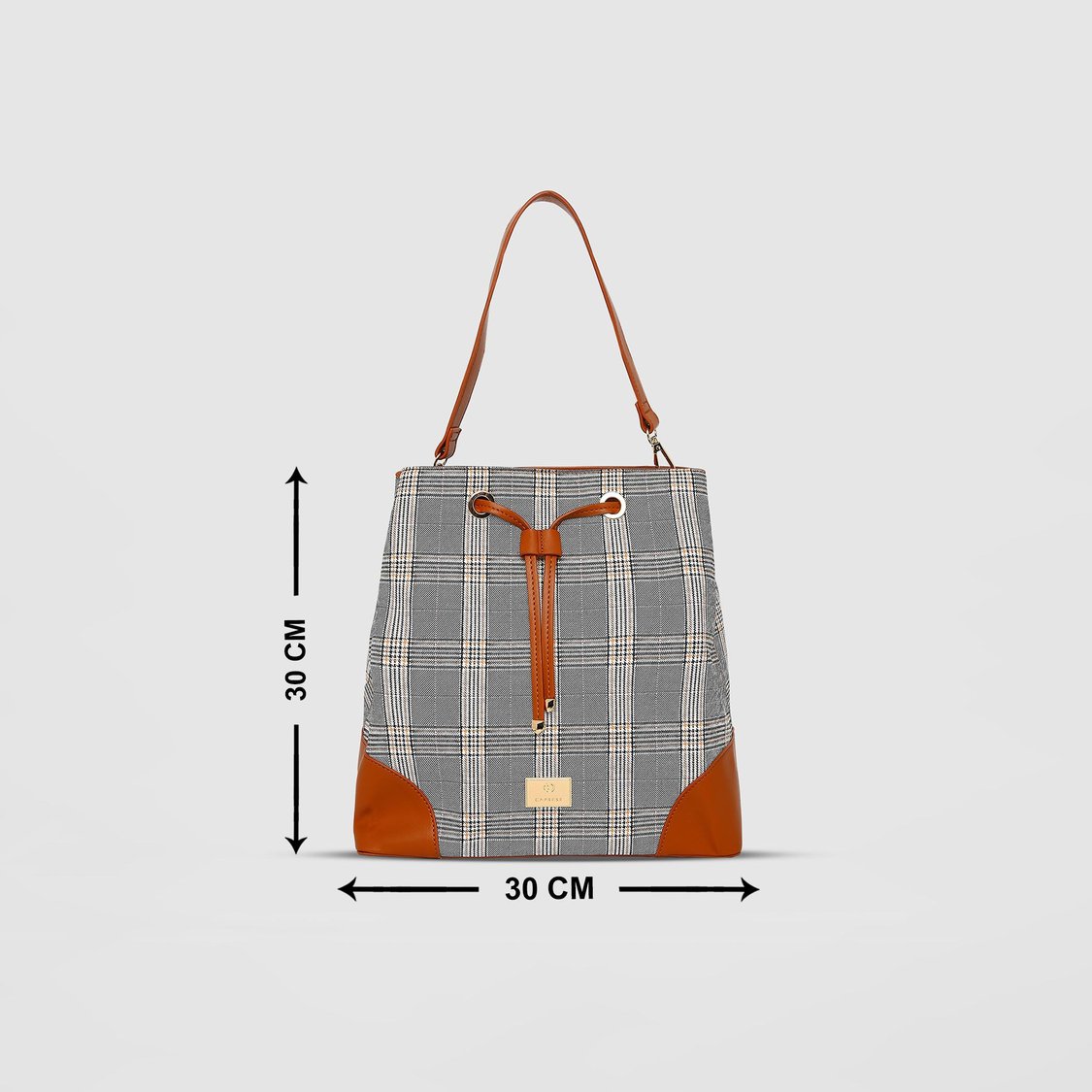 CAPRESE Women Checked Shoulder Bag