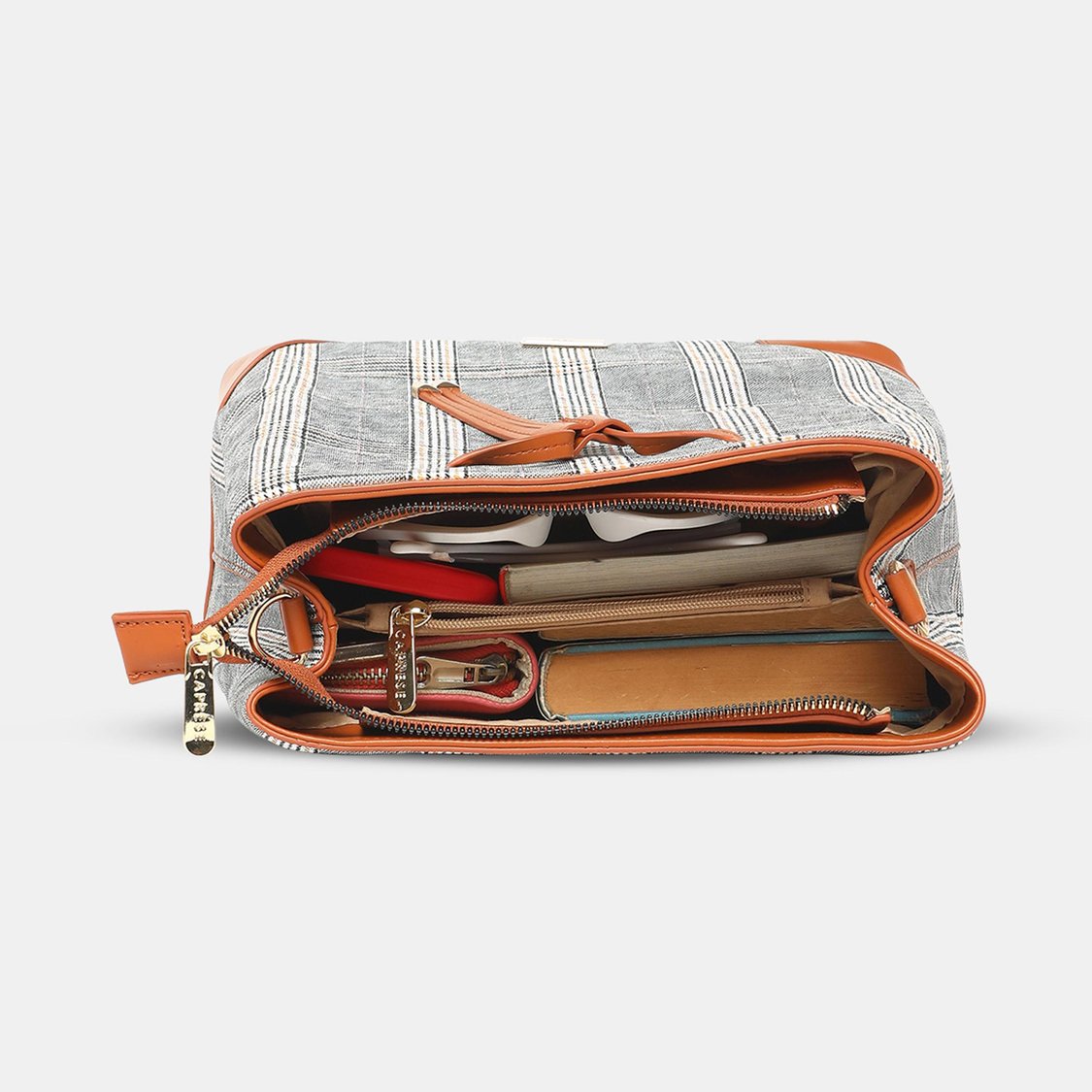 CAPRESE Women Checked Shoulder Bag