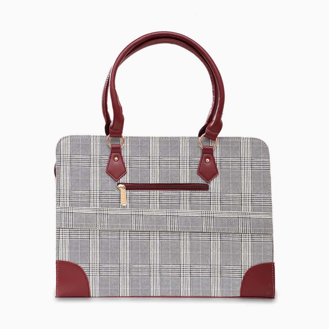 CAPRESE Women Checked Laptop Bag