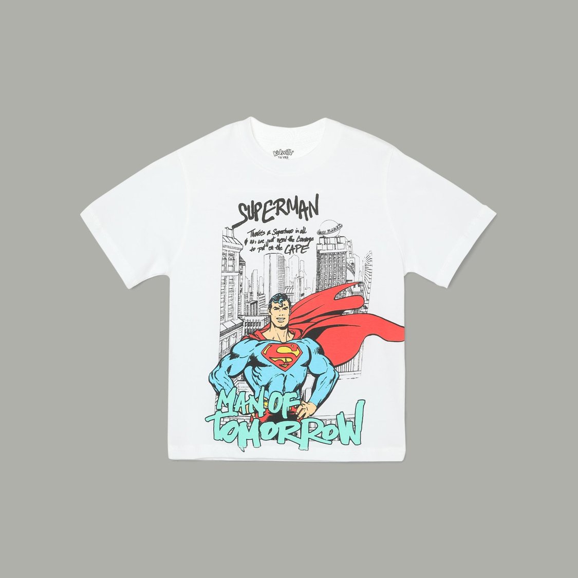 Buy KIDSVILLE Boys Superman Printed T-shirt from Kidsville at just