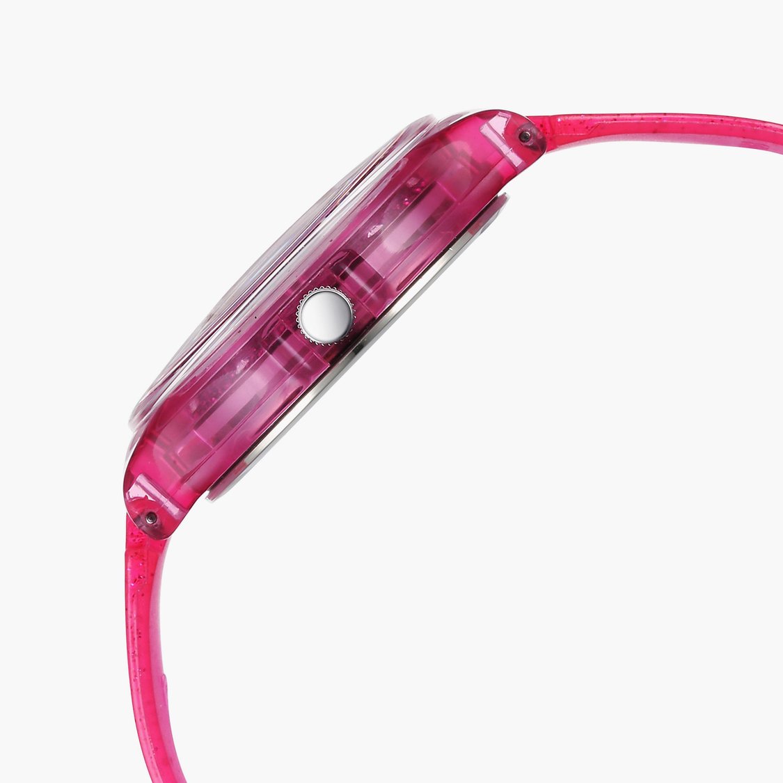 ZOOP Glitter Kids Analog Watch with Polyurethane Strap - 26030PP03W