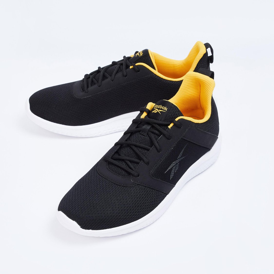 REEBOK Men Knitted Lace-Up Running Shoes