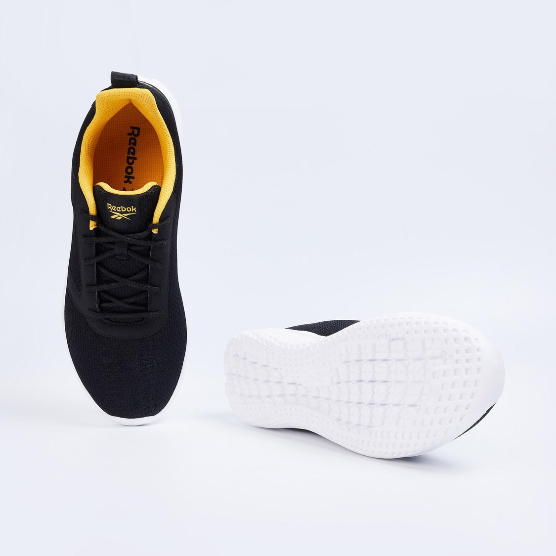 REEBOK Men Knitted Lace-Up Running Shoes