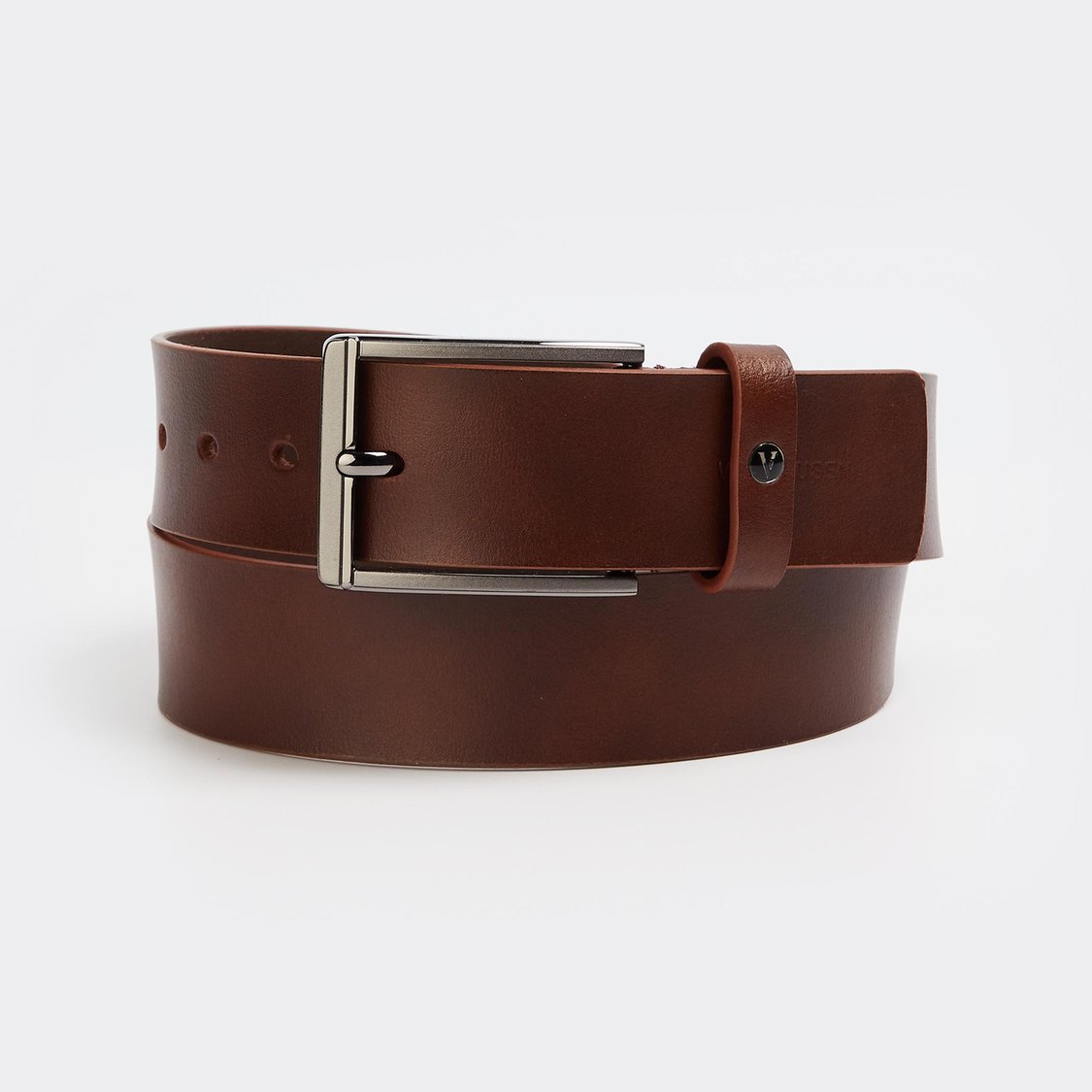 Buy VAN HEUSEN Men Solid Leather Casual Belt from Van Heusen at just ...