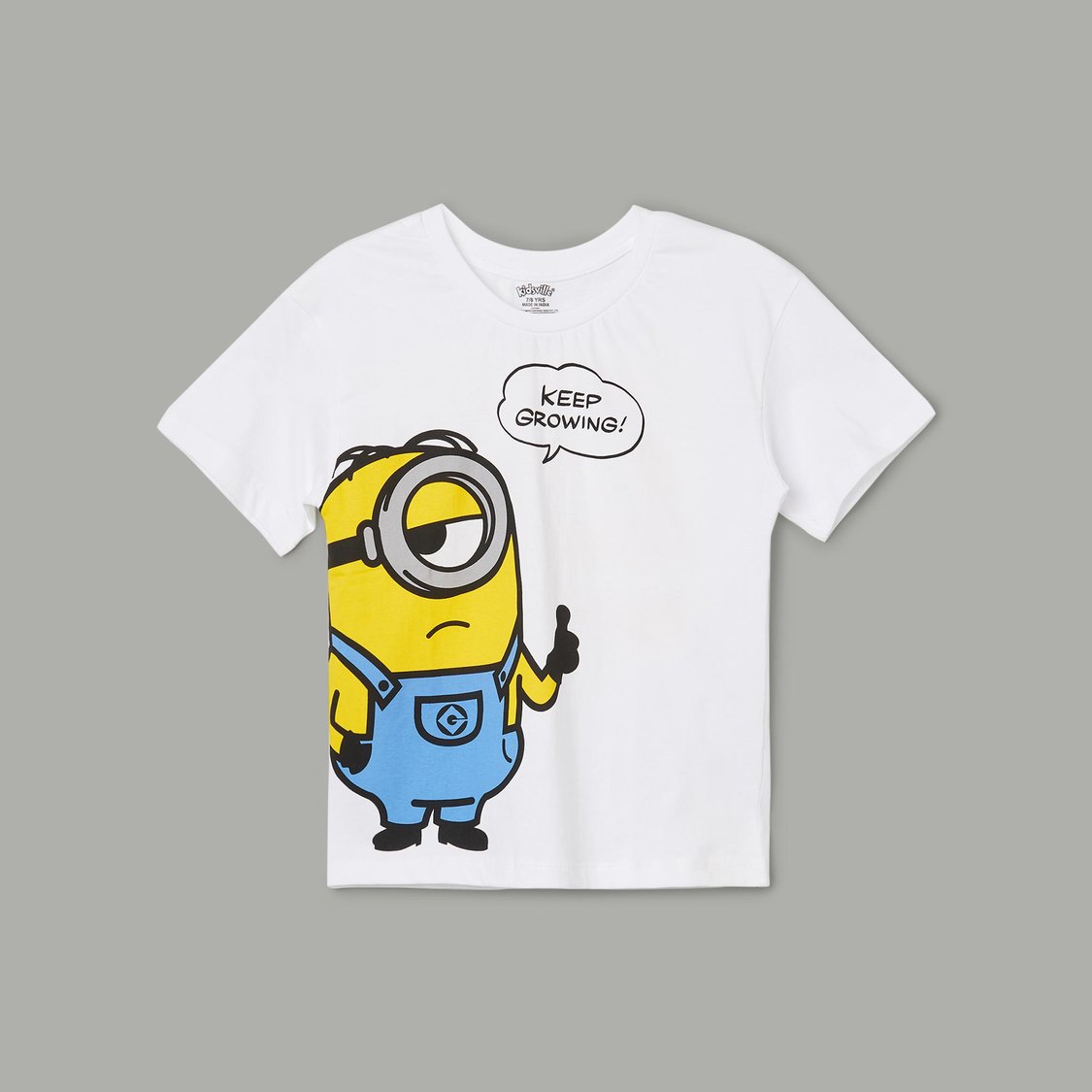 KIDSVILLE Girls Minion Printed T-shirt
