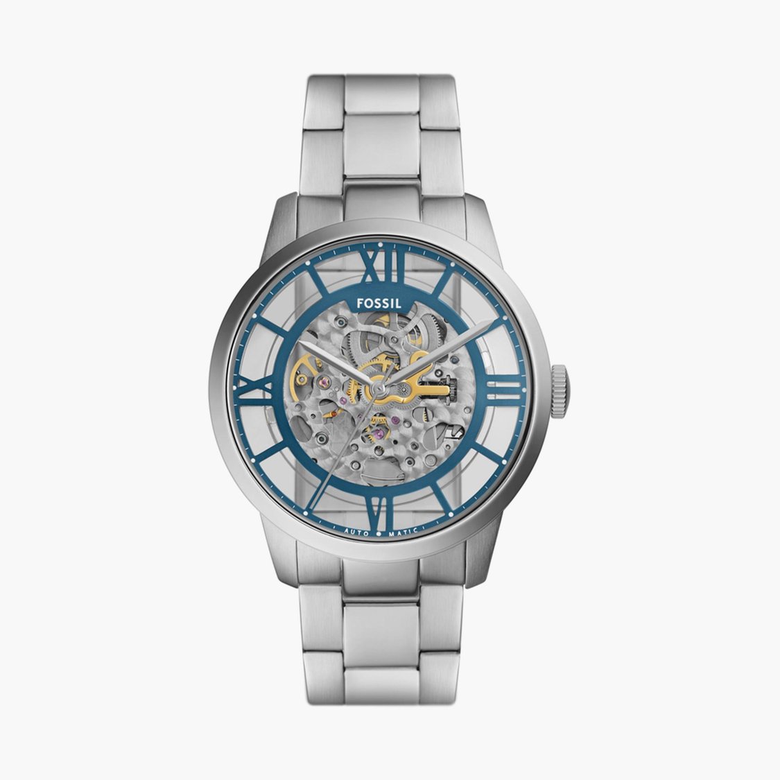 Buy FOSSIL Townsman Men Skeleton Automatic Watch with Metal Strap