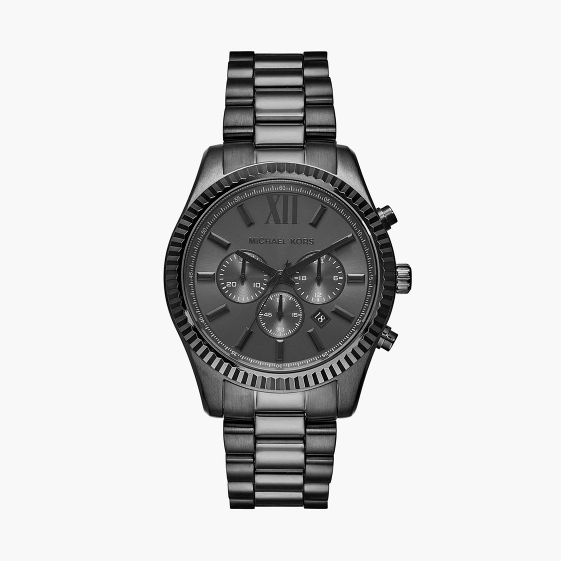 MICHAEL KORS Lexington Men Chronograph Watch with Metal Strap - MK9154I
