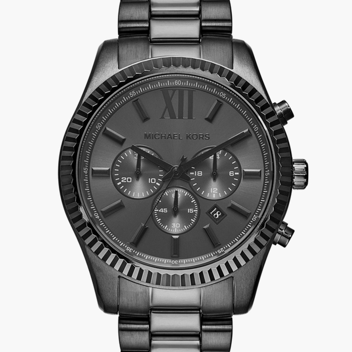MICHAEL KORS Lexington Men Chronograph Watch with Metal Strap - MK9154I