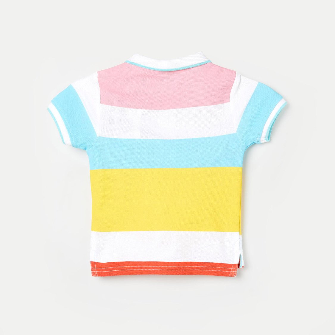 Buy Juniors Boys Striped Polo T-shirt From Juniors At Just Inr 499.0