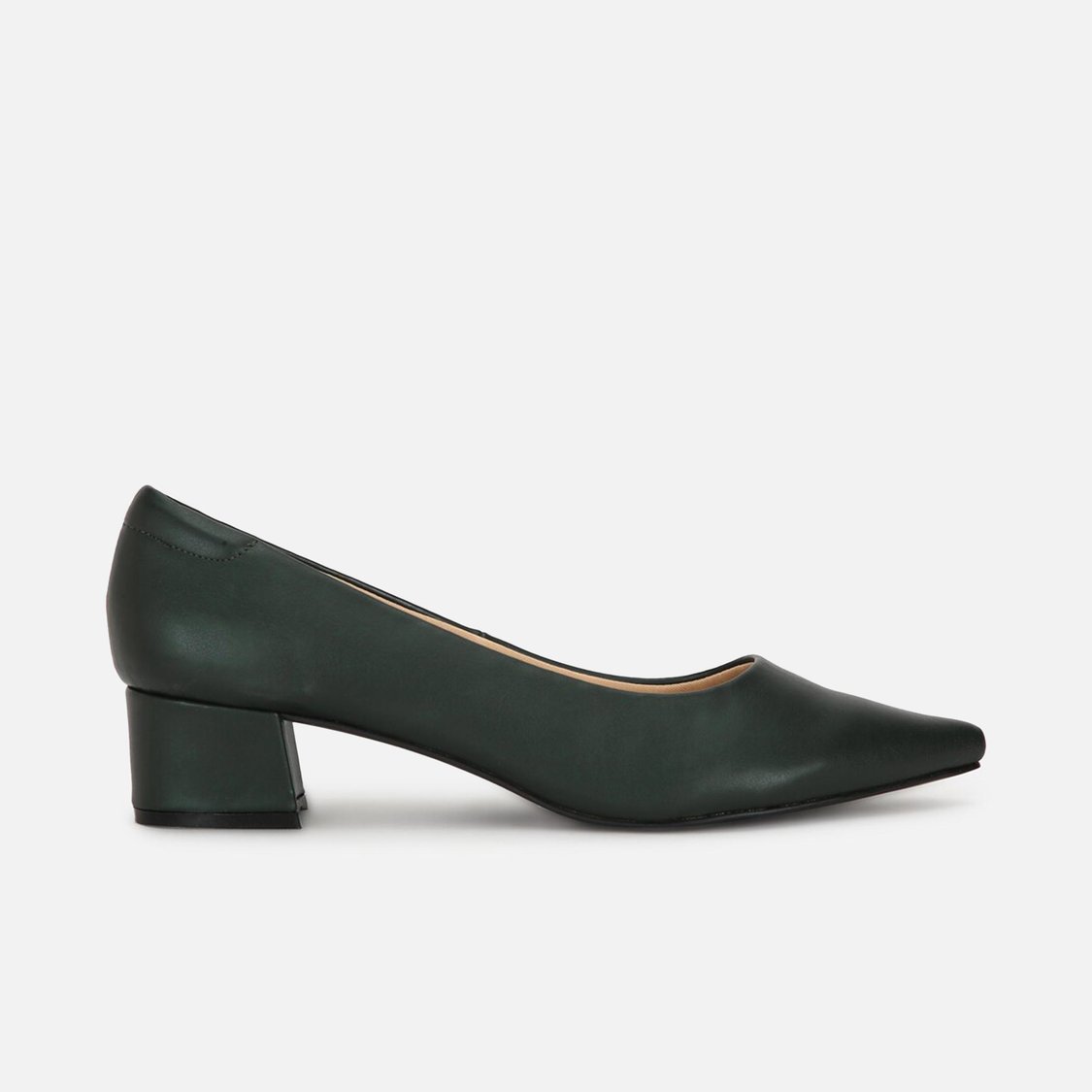 Buy ALLEN SOLLY Women Solid Block Heel Pumps from Allen Solly at just INR 2499.0