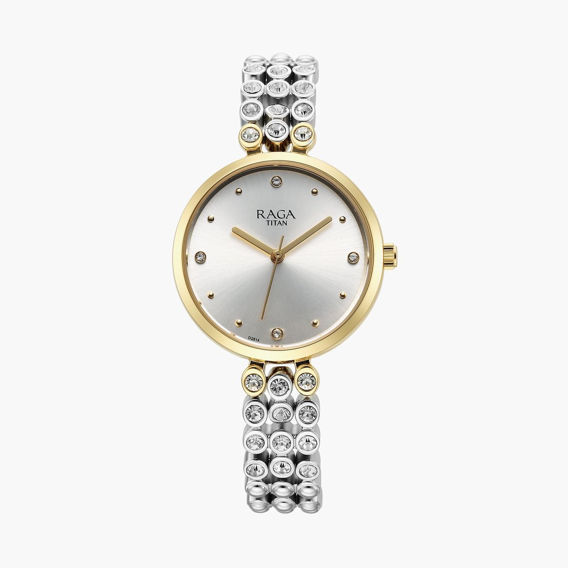 Buy TITAN Raga Women Embellished Analog Watch with Metal Strap