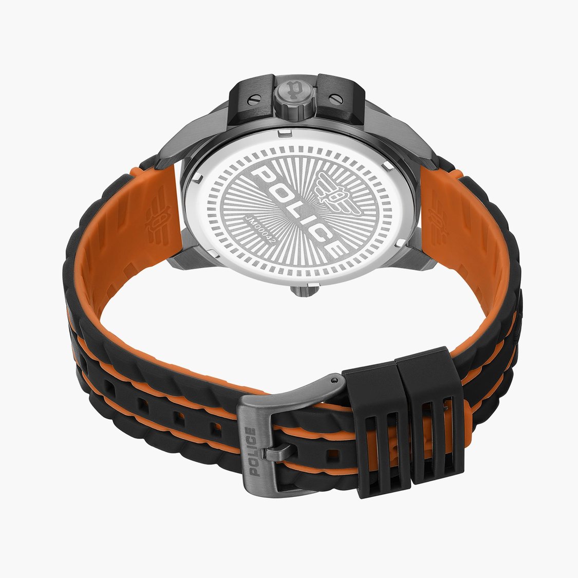 POLICE Men Dual-Time Analog Watch with Silicone Strap - PLPEWJM0004201