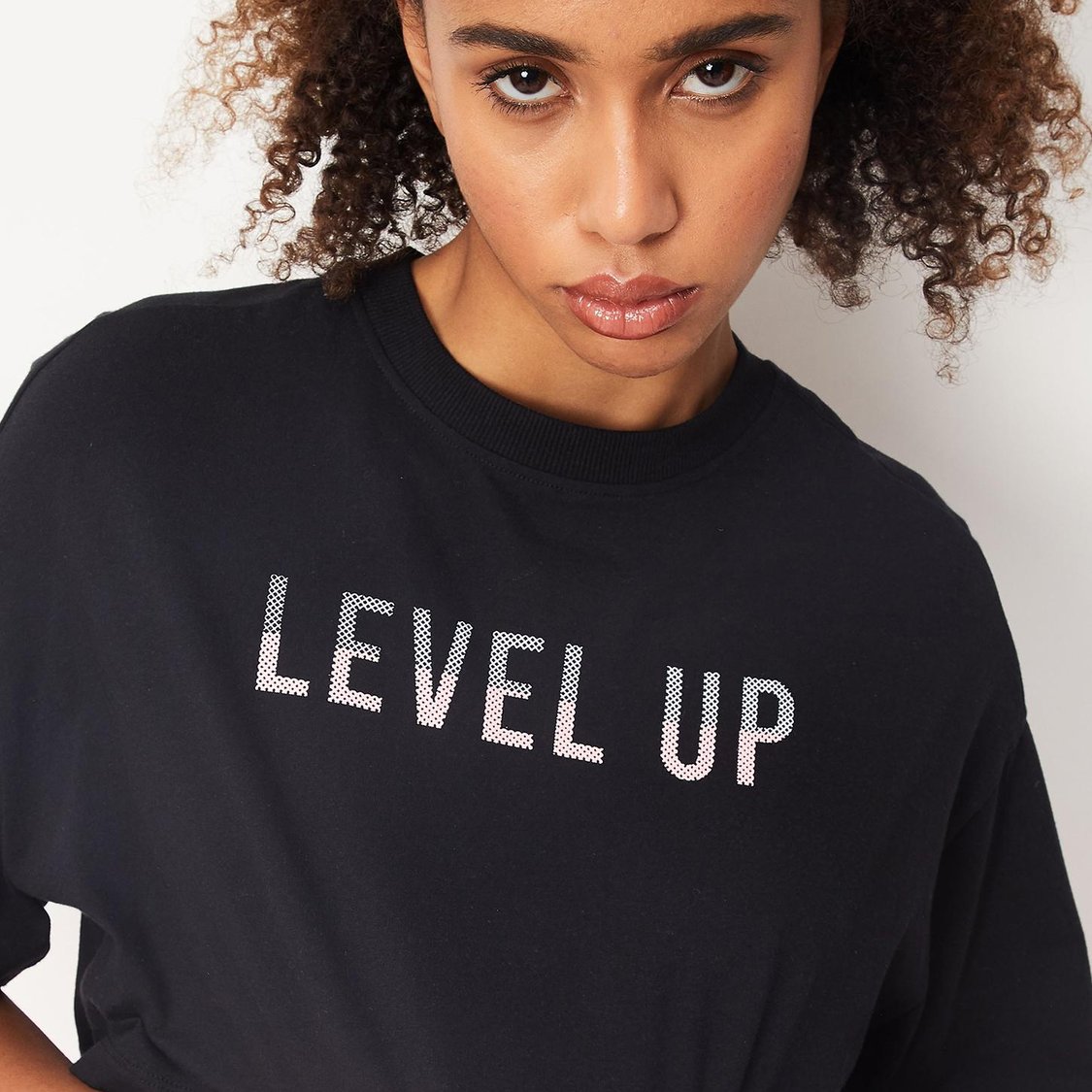 Women Printed Layered Crop T-shirt