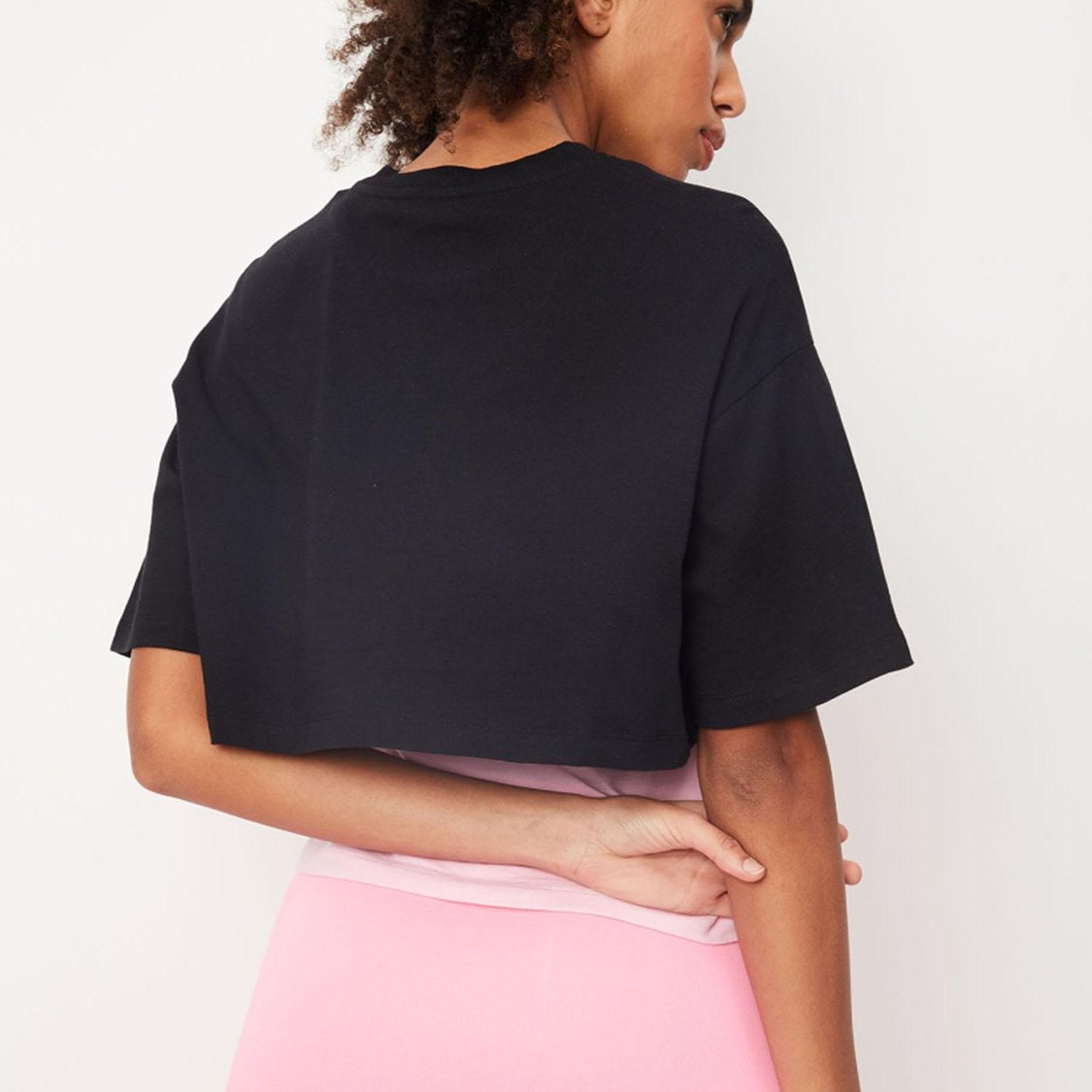 Women Printed Layered Crop T-shirt