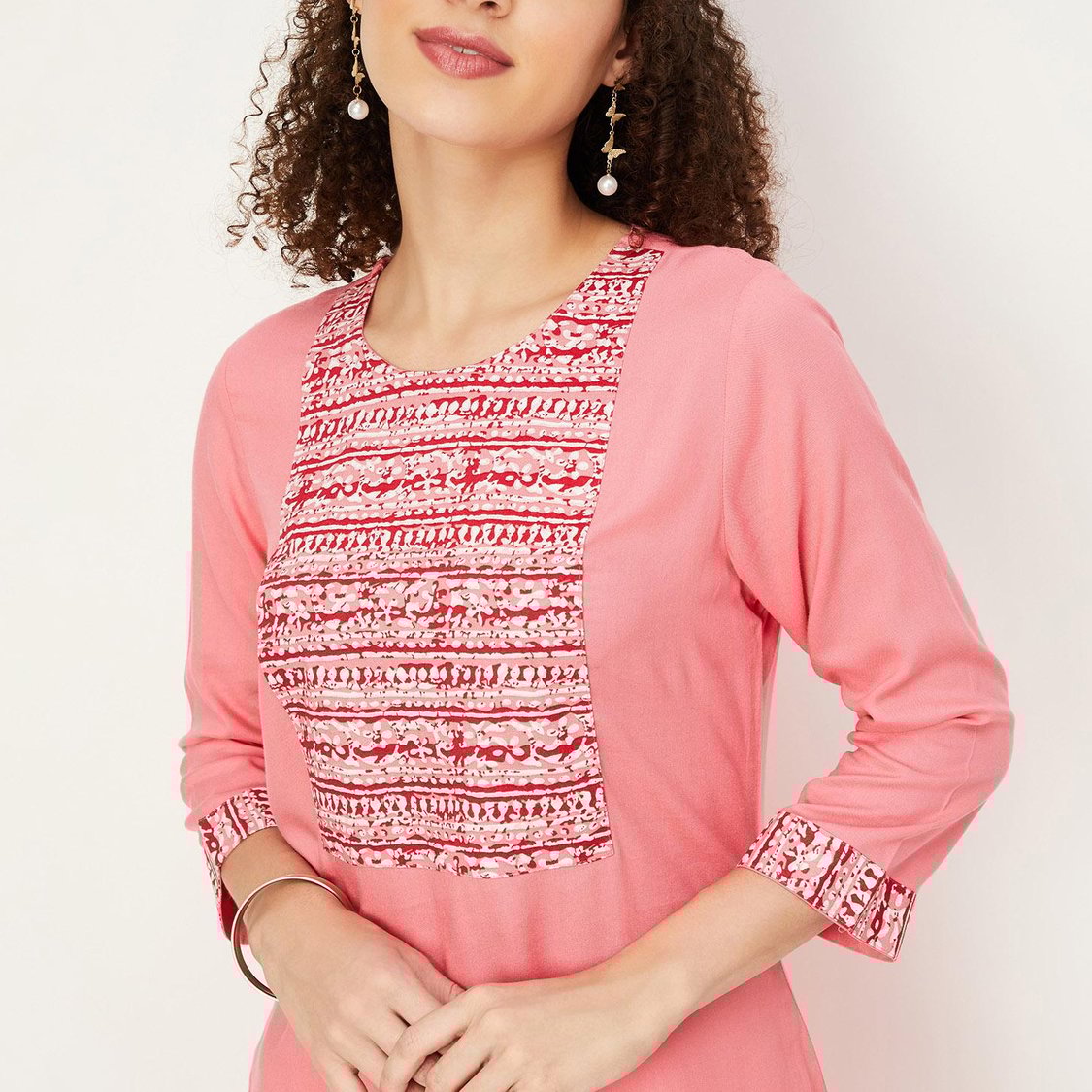 Women Printed Straight Kurta
