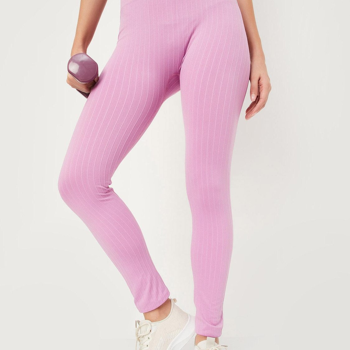 Women Ribbed Sports Tights