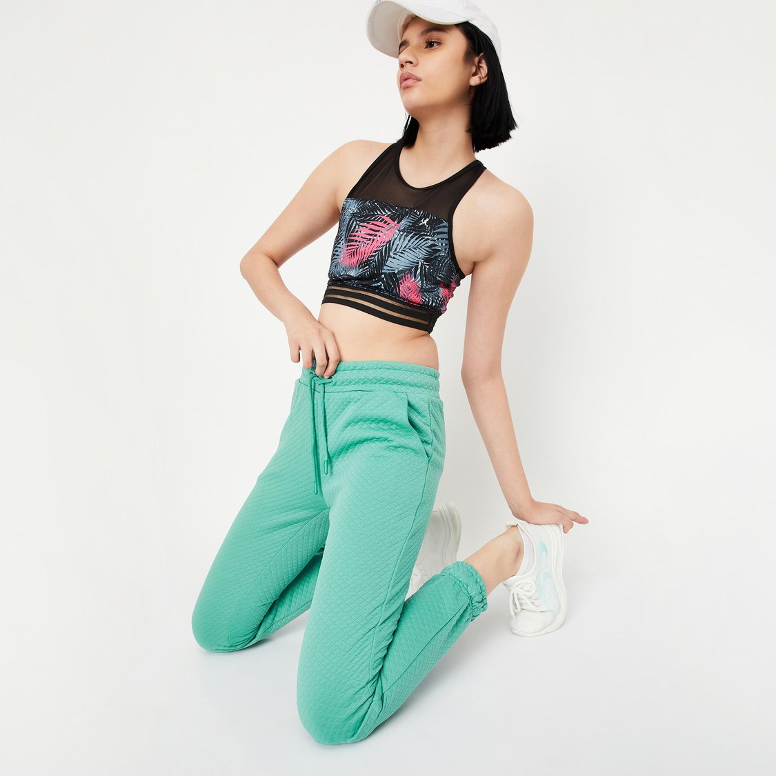 Women Quilted Joggers