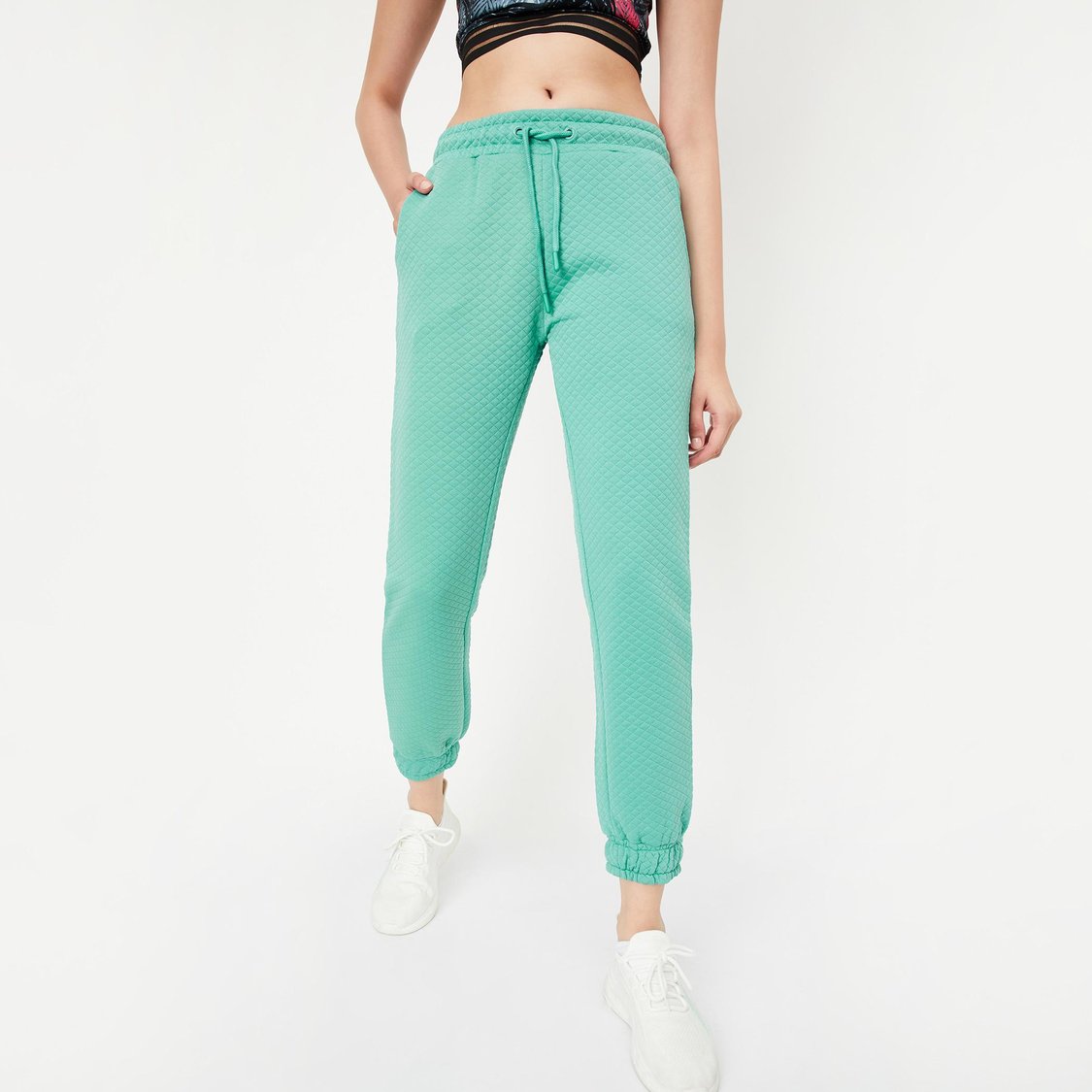 Women Quilted Joggers
