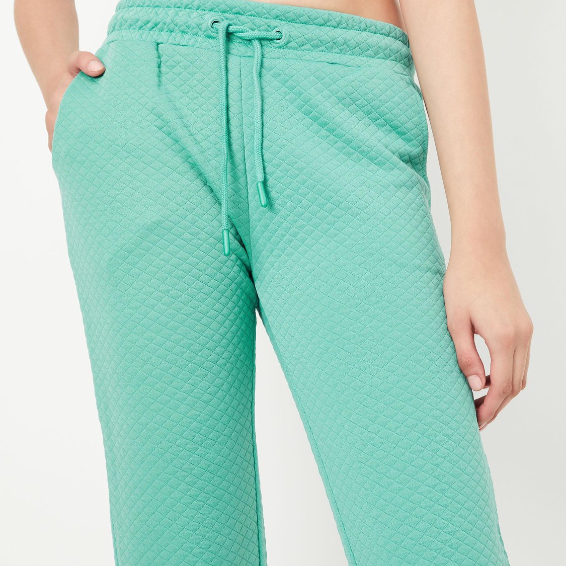 Women Quilted Joggers