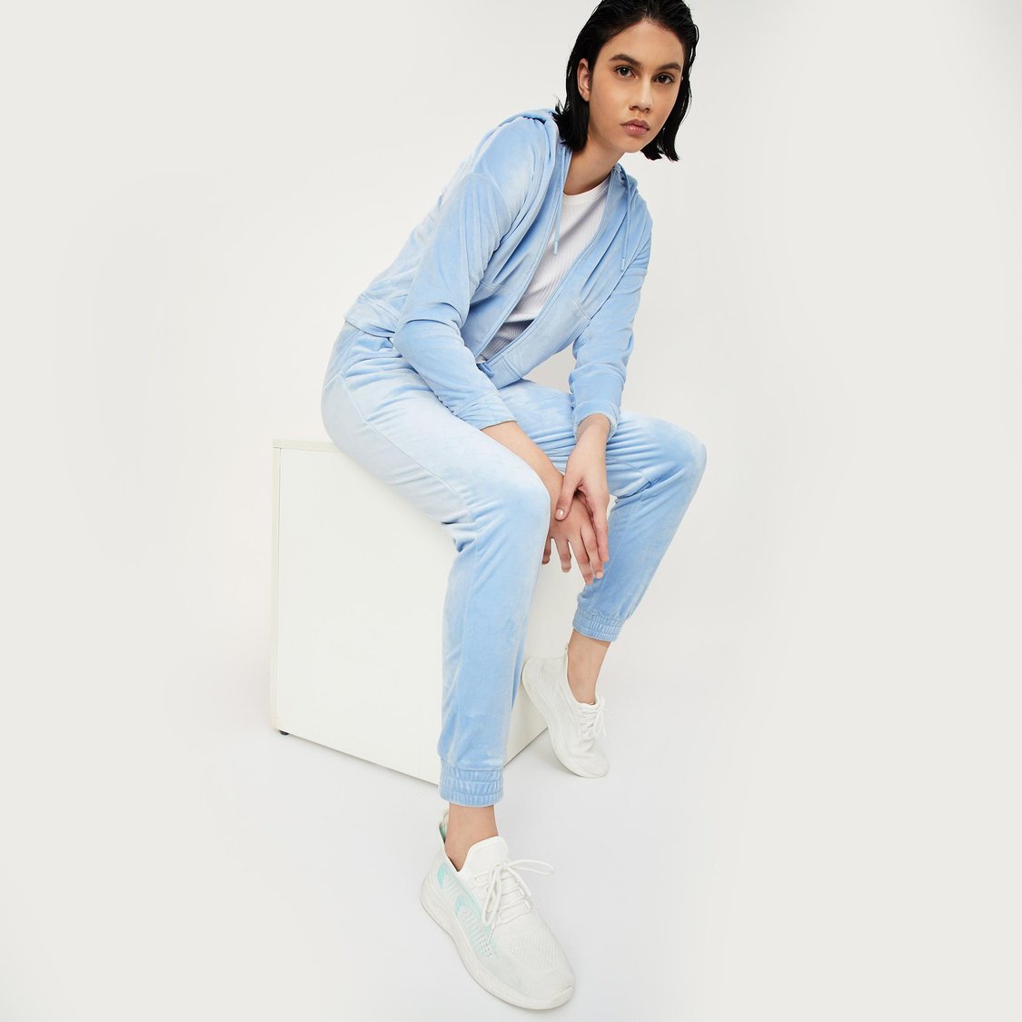Women Velour Sports Joggers