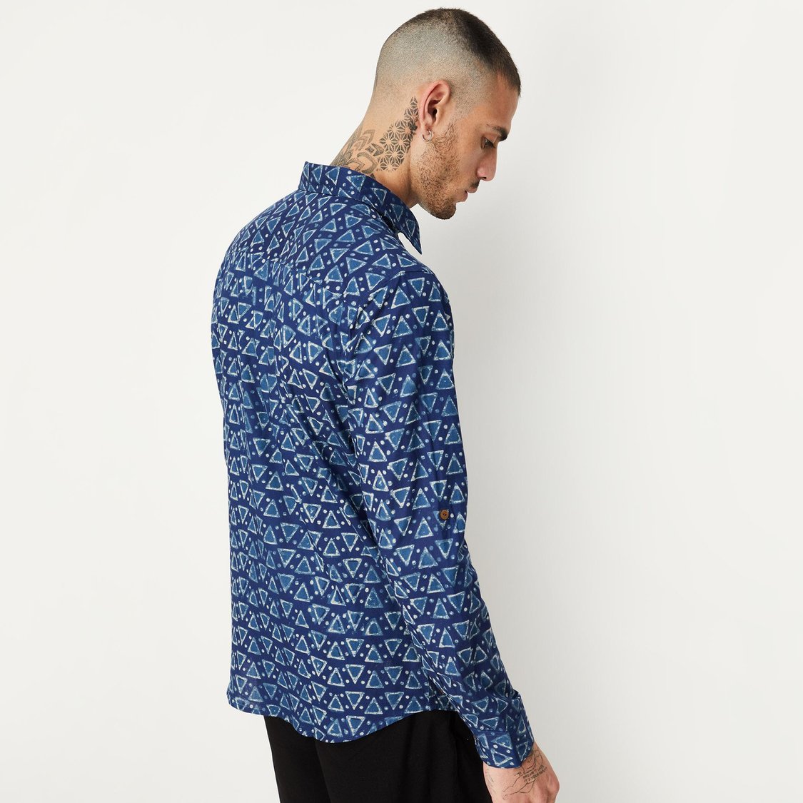 Men Printed Short Kurta