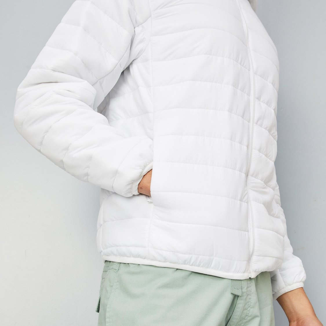Men Hooded Packable Puffer Jacket