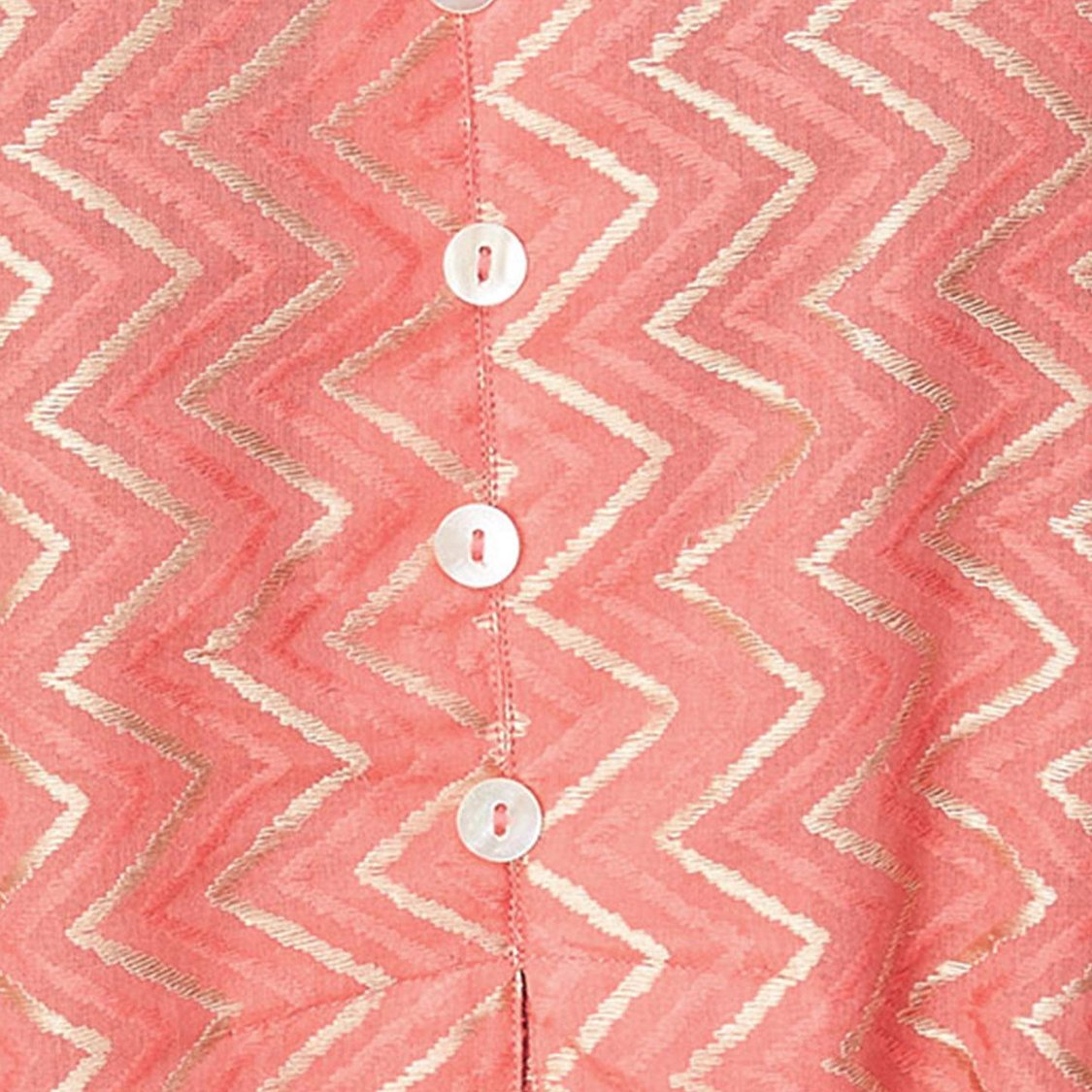 Women Printed Band Collar A-Line Kurta