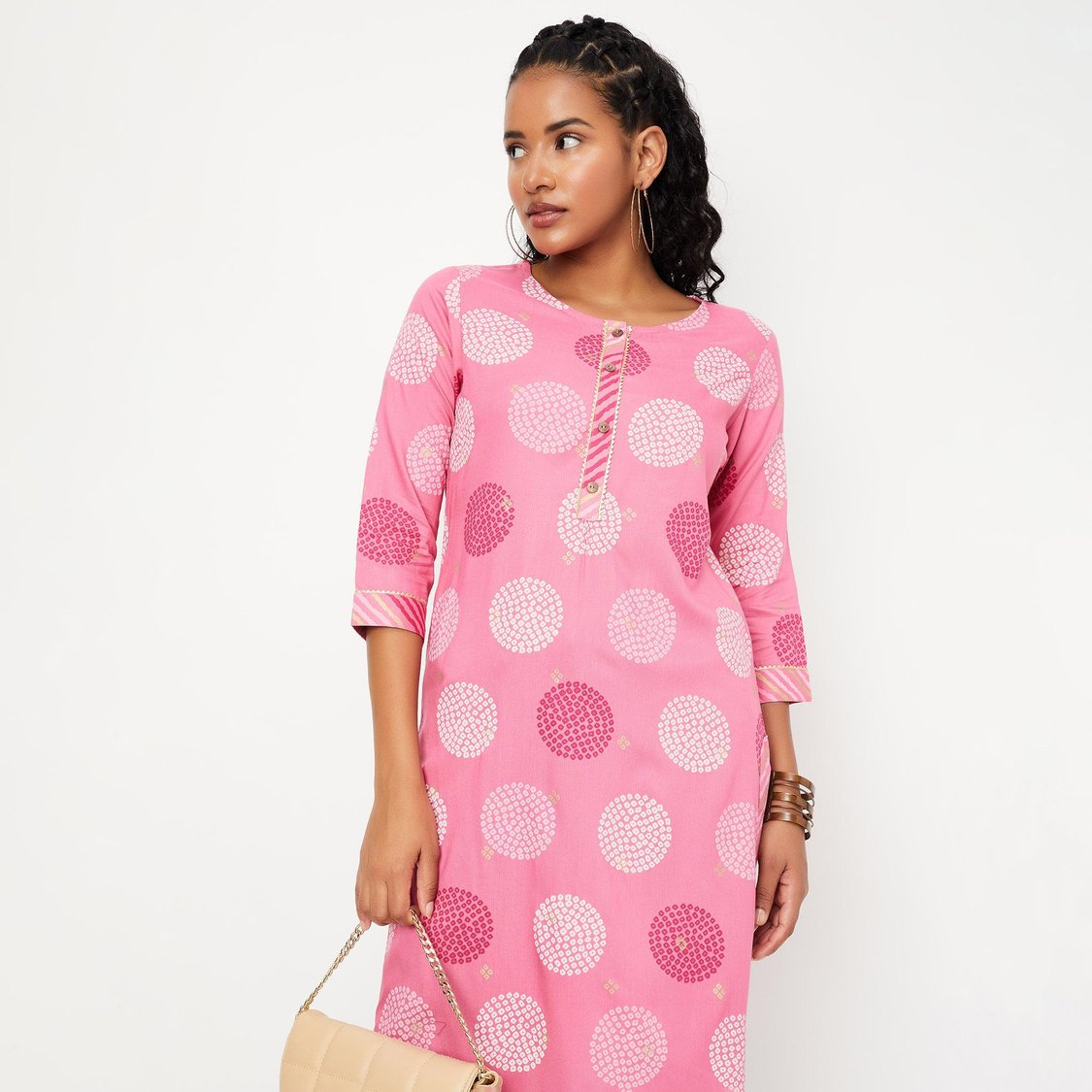 Women Printed Straight Kurta