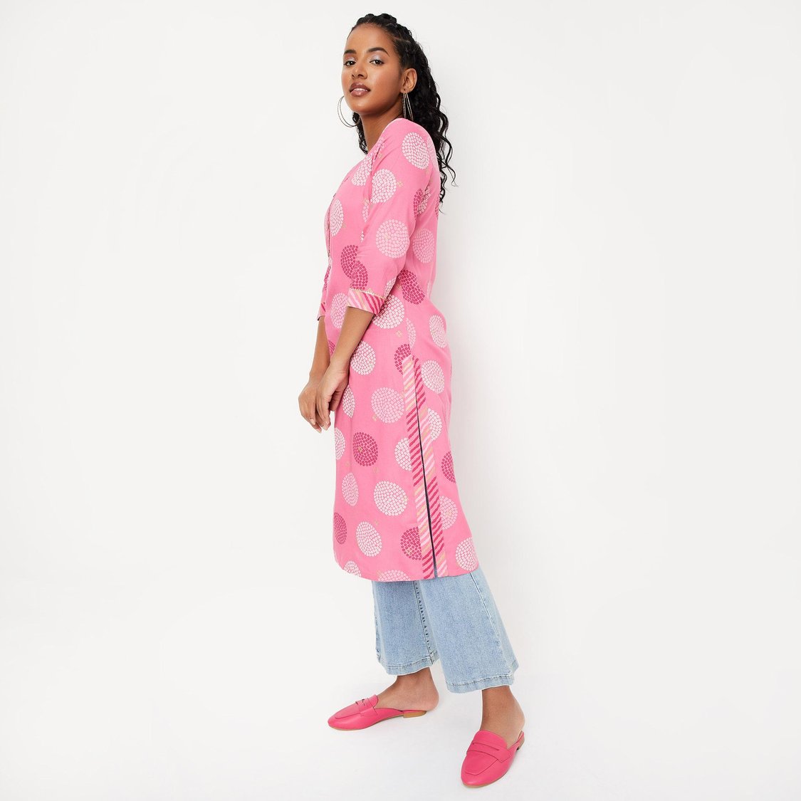 Women Printed Straight Kurta