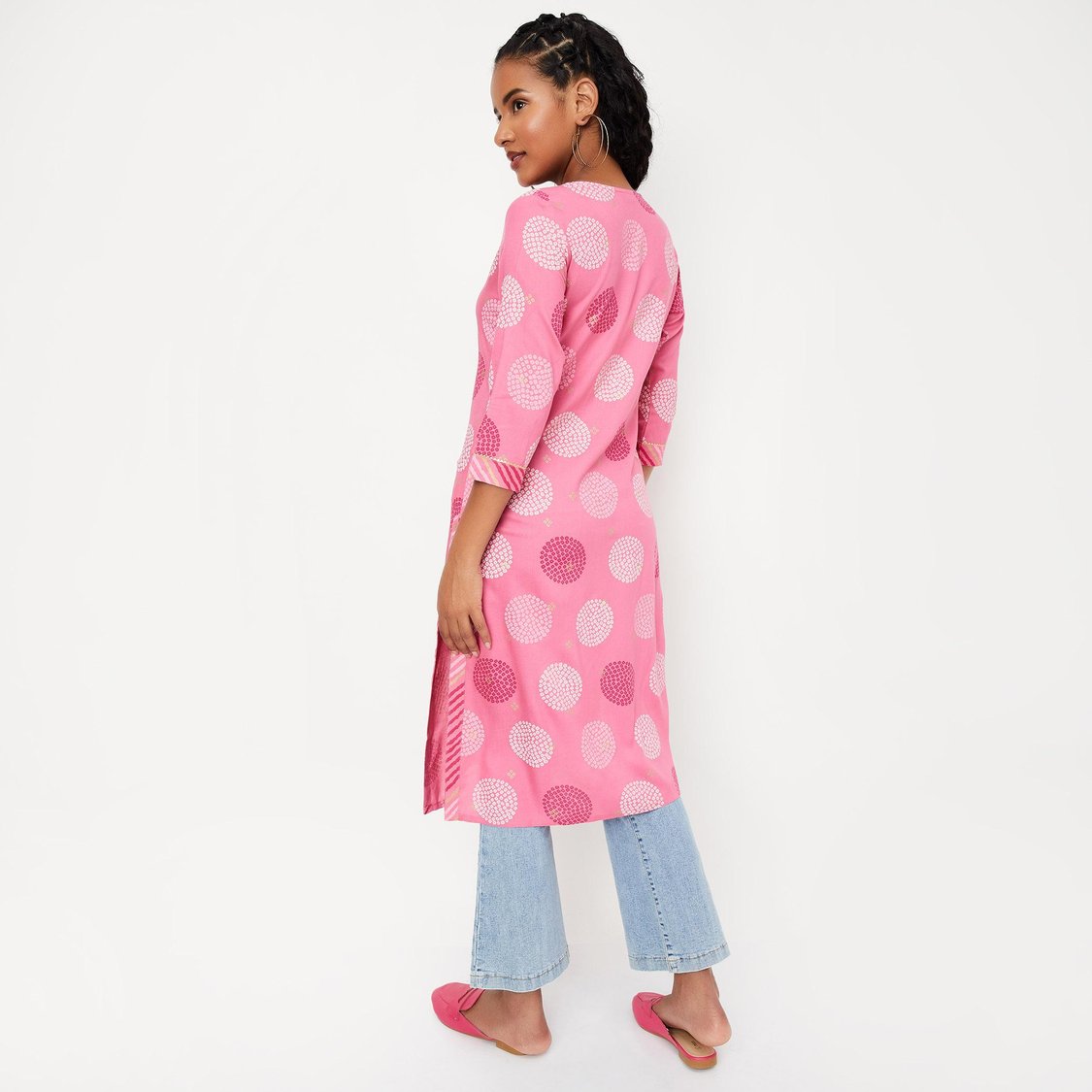 Women Printed Straight Kurta