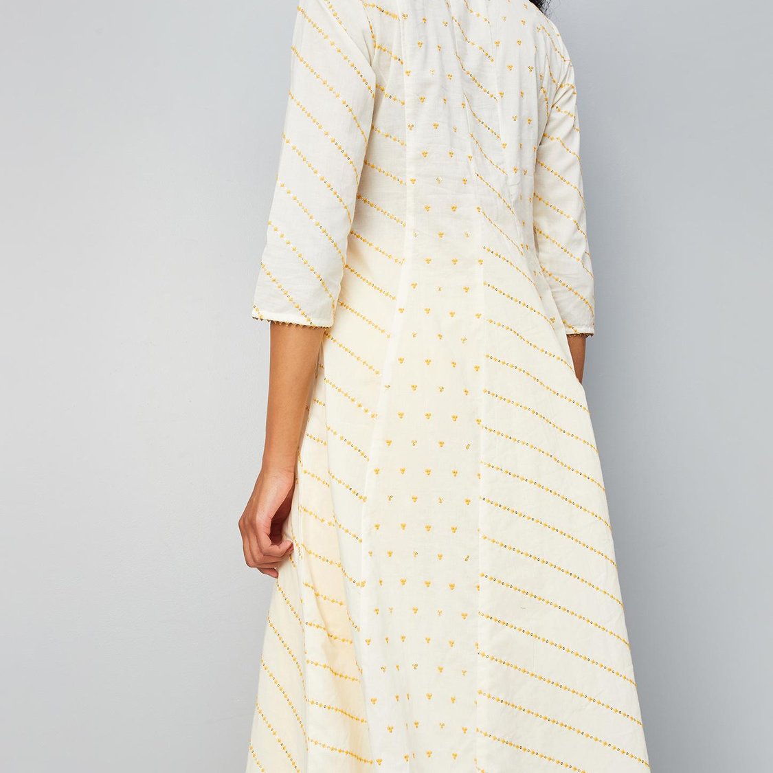 Women Embroidered A-Line Kurta