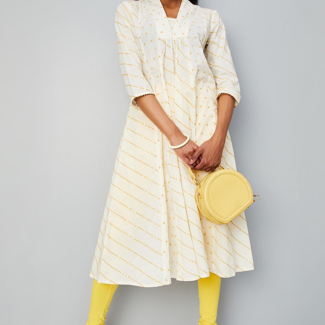 Women Embroidered A-Line Kurta