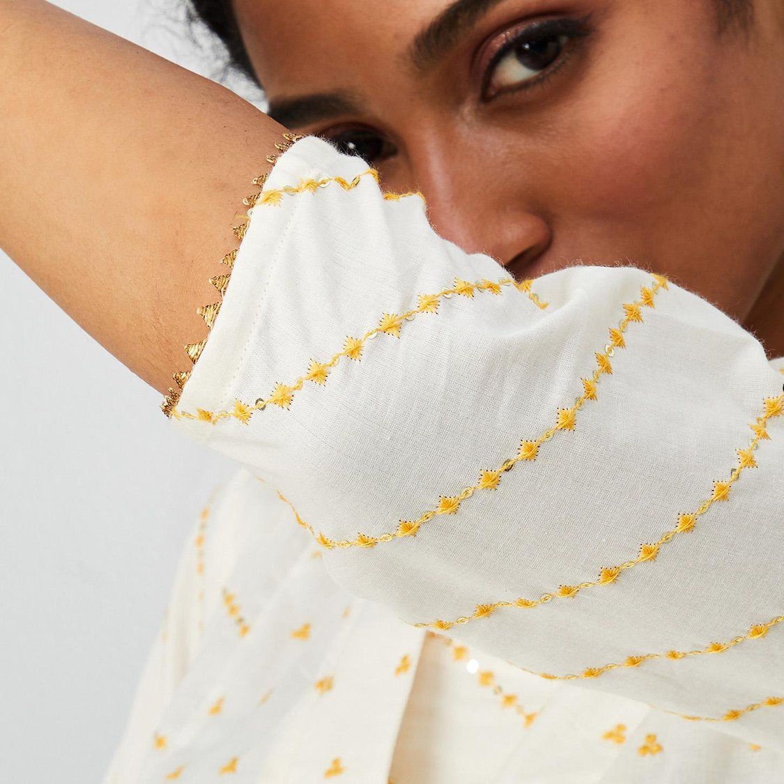 Women Embroidered A-Line Kurta