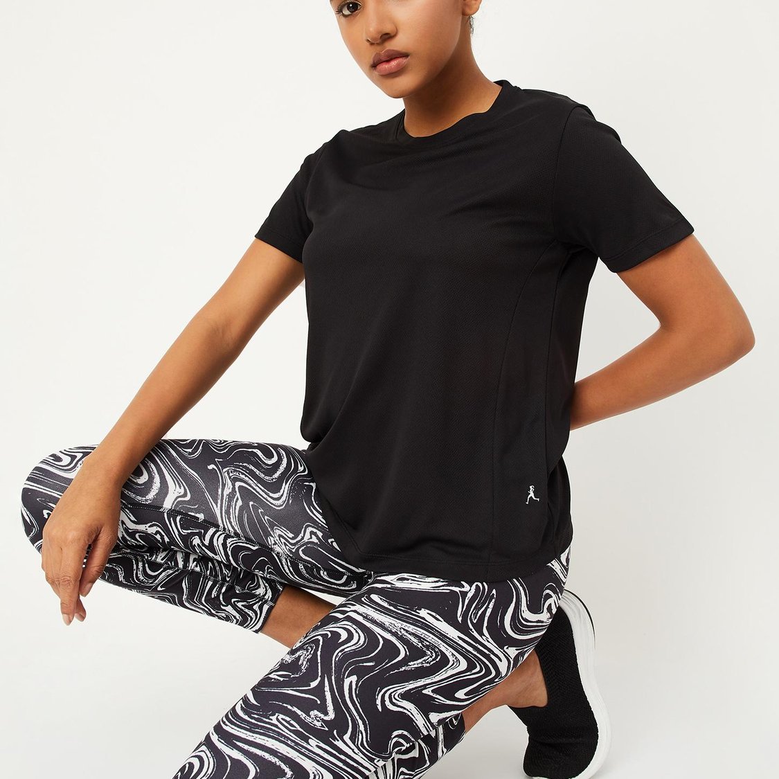 Women Textured Sports T-shirt